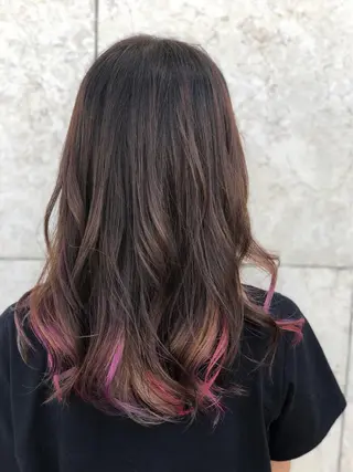 セミロング カラーリスト菅澤 岳のヘアスタイル