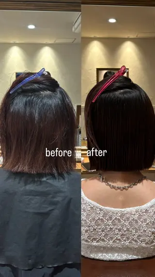 ミディアム saya/似合わせ /透明感カラーのヘアスタイル