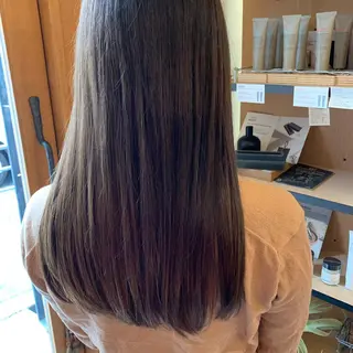 ロング 艶髪color💎髪 質改善ストレート大吉のヘアスタイル