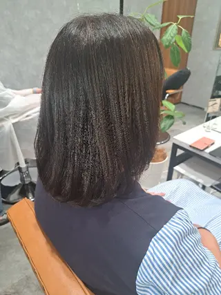 ミディアム 関口 知佳のヘアスタイル