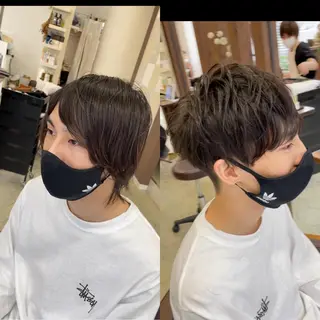 ショート メンズ share salon　SCENA所属・堤太志 メンズパーマ特化のヘアスタイル