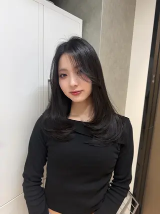 ロング 梅田／髪質改善カラー caho💙のヘアスタイル