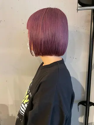 ミディアム カラー ZOA classic hair所属・東 みのりのヘアスタイル