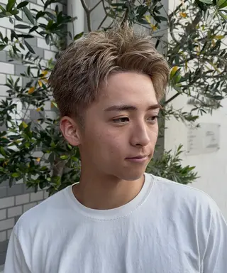 カラー メンズ 年間2000名担当◎ パーマ職人/仲原佑樹のヘアスタイル