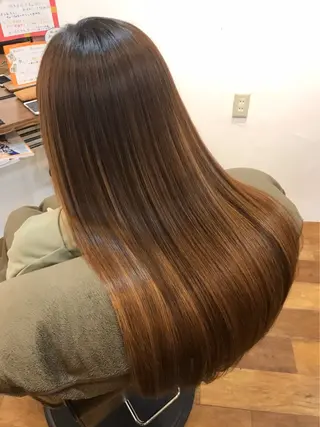 ロング Lucca Lance経堂店【ルッカランス】所属・美髪矯正/髪質改善/ 福崎航平のヘアスタイル