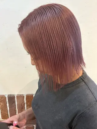 カラー La fith hair　pur茶屋町店所属・momoka/茶屋町 /艶髪カラーのヘアスタイル