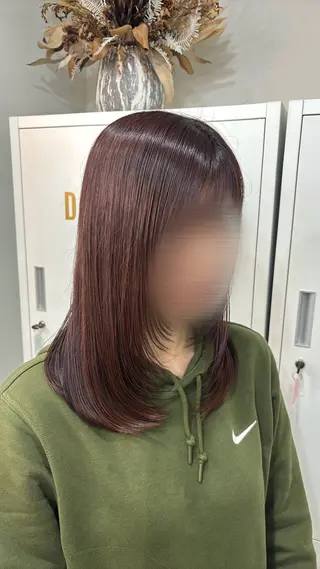 ミディアム Angelica manaのヘアスタイル