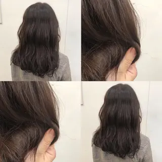 セミロング カラー 🪭risa 暖色/レイヤー🪭のヘアスタイル