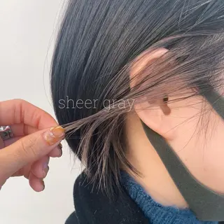 ショート カラー RINA🧤 デザインとボブのヘアスタイル