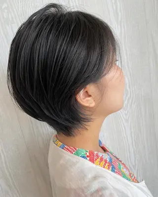 ショート カラー 河合秀明/ショート /ボブ/レイヤーのヘアスタイル