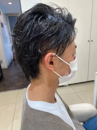 メンズ 🩵波巻き／ツイスパ HARU💎のヘアスタイル