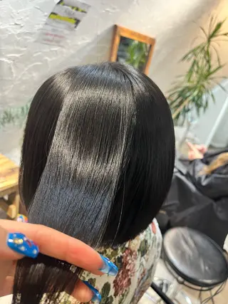 ミディアム 新宿/髪質改善 艶カラー👶Renaのヘアスタイル