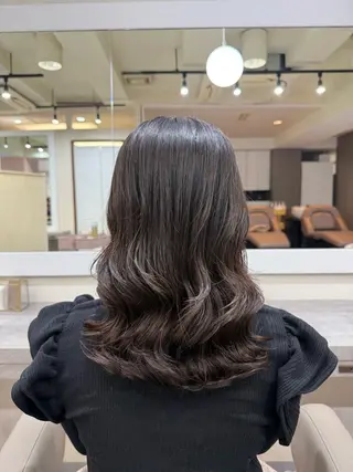 ミディアム パーマ 韓国風パーマ/ヘア セット/店長みづきのヘアスタイル