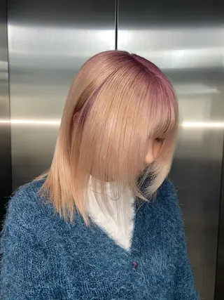 カラー Null所属・残留しないハイトーン 🎀マホのヘアスタイル