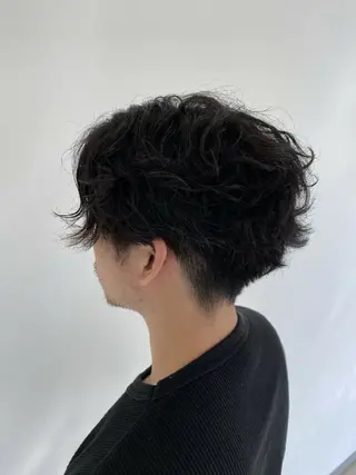 メンズ パーマ 新規限定カット無料 クーポン有り【桂口】のヘアスタイル