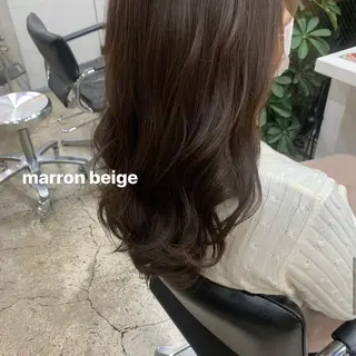 セミロング fifth所属・センターパート／マッ シュ／パーマ　あさみのヘアスタイル