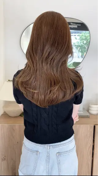 セミロング 透明感カラー／メンズ 特化kazumaのヘアスタイル