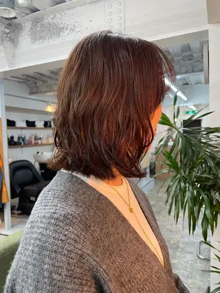 セミロング さかした ちなのヘアスタイル