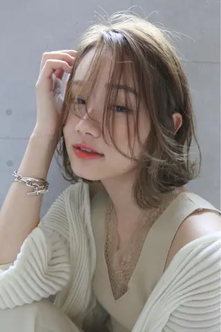 ショート カラー パーマ ヘアアレンジ マツエク・マツパ 💎耳ツボジュエリー ×銀座美容室💎のヘアスタイル