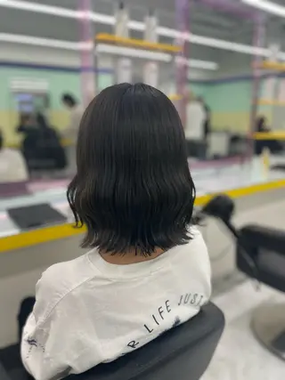 セミロング カラー ヘアアレンジ 【透明感×レイヤー】 🍃RIKU🍃のヘアスタイル