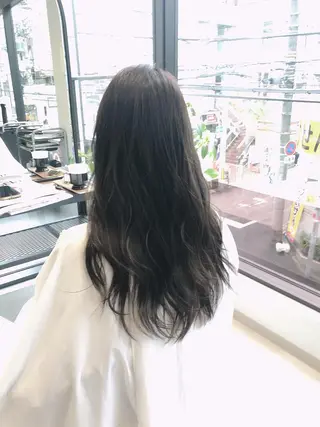セミロング カラー 💎エクステ専門店 BIZE梅田🇰🇷のヘアスタイル