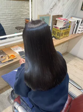 ミディアム 横浜パーマ🌐 暖色カラー🍒もえかのヘアスタイル