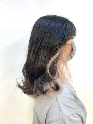 ロング カラー ヘアアレンジ 🎀暖色カラー🎀 ♡yurika♡のヘアスタイル