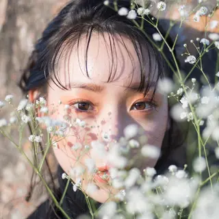 セミロング カラー ヘアアレンジ 寒河江 友花のヘアスタイル