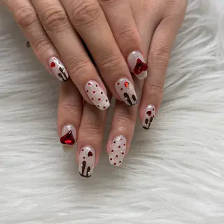 ネイル 💖長さだし/GAL /𝓜𝓲𝓸💖のネイルデザイン