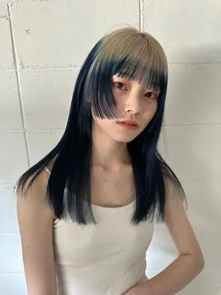 ロング カラー Nikiita リコのヘアスタイル