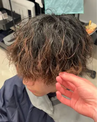 パーマ メンズ こせ 煌星のヘアスタイル