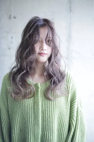 ロング カラー 矢口 直樹のヘアスタイル