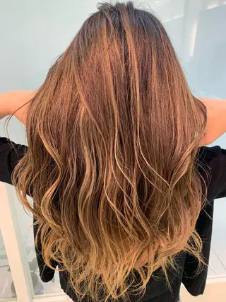 ロング カラー ヘアアレンジ 似合わせカラー/艶 髪質改善/ヨシザキのヘアスタイル