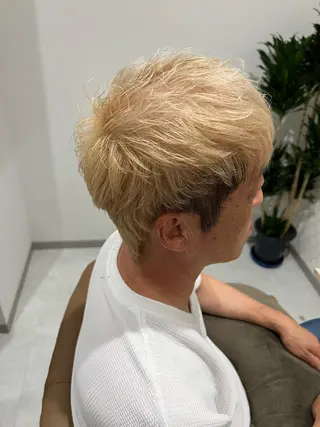 カラー メンズ 橋本 奈桜のヘアスタイル