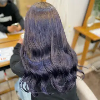 ロング カラー emotion所属・なつき/派手髪カラー /艶髪カラーのヘアスタイル