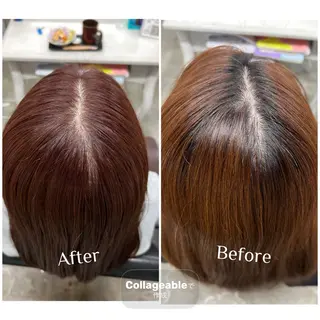 ミディアム カラー Style Tのヘアスタイル