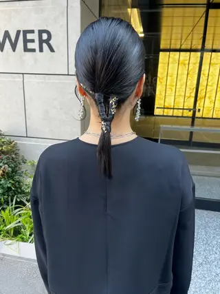 ミディアム ヘアアレンジ ⭐️ アユミ⭐️のヘアスタイル