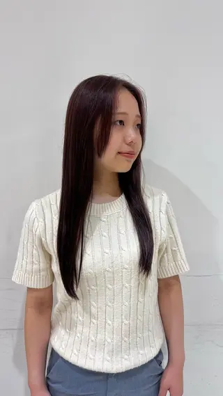 ロング カラー パーマ/モデル募集 /フウカのヘアスタイル