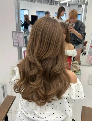 カラー happiness所属・🍒ピンクベージュ /ベージュ🍒なつきのヘアスタイル