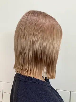 ミディアム カラー GOTODAY シェアサロン梅田NU茶屋町店所属・髪質改善/艶カラー 縮毛矯正/みほのヘアスタイル