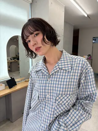 ショート パーマ sand池袋所属・似合わせショート特化 ISAKIのヘアスタイル