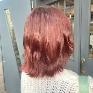 ミディアム カラー ROCCOeast Rukaのヘアスタイル
