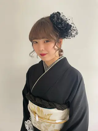 ヘアアレンジ 'ele 🦄堀内佑茉のヘアスタイル