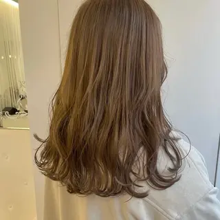 セミロング カラー ParveMix 🩶🫧入江 香名のヘアスタイル