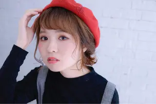 ショート ミディアム カラー ヘアアレンジ 髪質改善、エクステ 山口卓哉のヘアスタイル