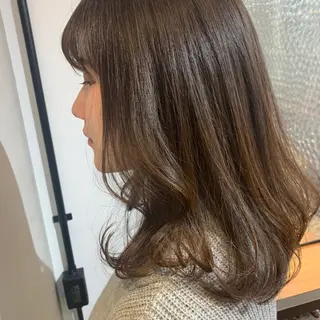 セミロング カラー HARUKA韓国ヘア /Luana梅田のヘアスタイル