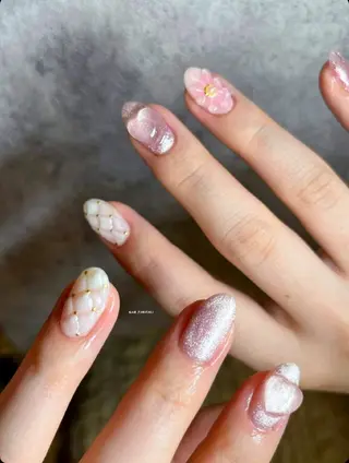 ネイル 3dパーツ/流行り 👧shushu❤️のネイルデザイン