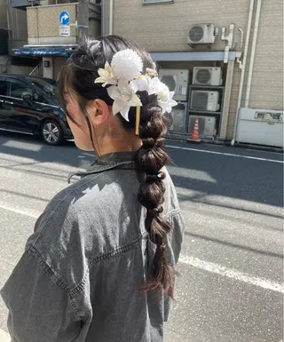 ロング 量産ヘアセット/ ヘアメAyakaのヘアスタイル