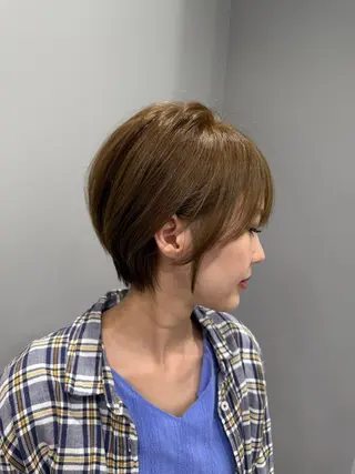 ショート カラー Agu hair unu所属・轡田 くつわだのヘアスタイル