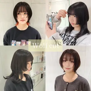 ミディアム レイヤーカット/ ウルフカット/大橋 のヘアスタイル